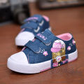 New Fashion Kids Canvas Shoes Denim Breathable Princess Girls Sneakers Flats Casual Tennis Shoes For Children Toddler Girl Shoes.