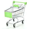 Cute Mini Shopping Cart Toy for Kids Pretend Toddler Gift/Showpiece. 