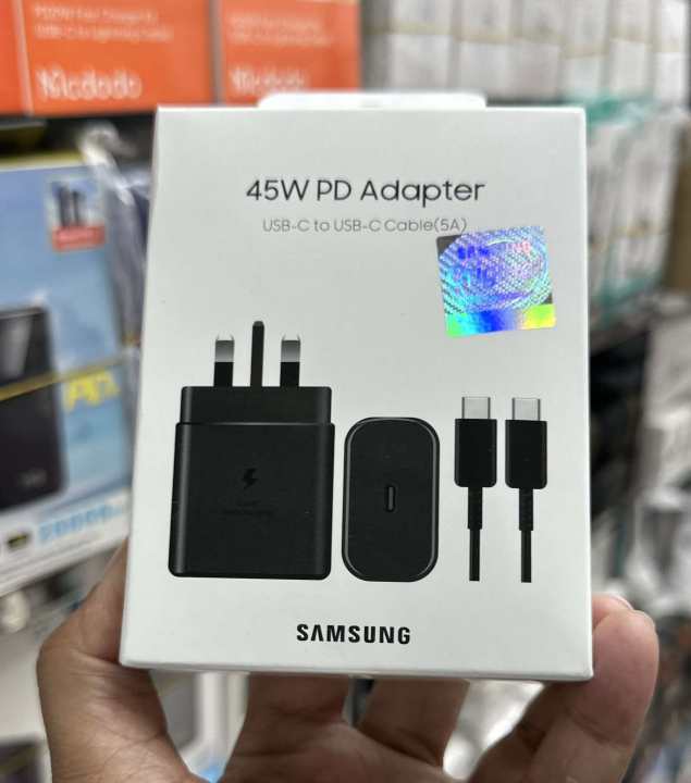 45W Super Fast Charger for Samsung Galaxy S24 Ultra, S23 Ultra, S22 Ultra, S21 Ultra, Z Flip6, Z Flip5, Z Fold6, Tab S10, S9, S8, S7, A9, Google Pixel, USB C Plug 5A Charging Cable, PPS PD 3.0 Charge