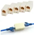 Cat5 RJ45 Coupler Jointer Network Cable Extender Adapter Connector for Ethernet Cable Female to Female. 