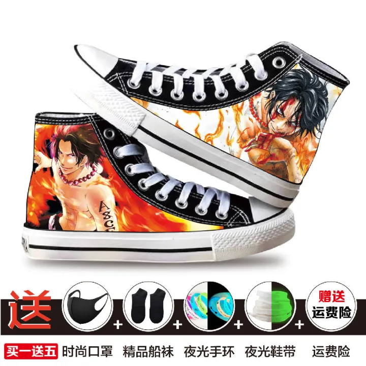 Anime%20Peripheral%20One%20Piece%20High-Top%20Canvas%20Shoes%20Luffy%20Zoro%20Ace%20Boys%20and%20Girls%20Children%20Graffiti%20Leisure%20Shoes%20-%20Image%207