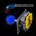 LED Colorful Illuminated Joystick Switchable from 4 to 8 Way Operation for Arcade Game. 