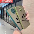 JIUMOO For Redmi K30 Pro Xiaomi Poco F2 Pro Case Fashion Simple Smile Face Frosted Transparent Back Cover Lens Camera Protect Phone Case Edge Full Cover Casing Hard Cases. 