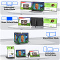 UPERFECT 14 Triple Laptop Screen Extender 2K 1440P IPS Portable Monitor for 13-17.3Laptop HDMI USB C Dual Extender Display.