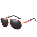 Fancy design Multi-color sun glasses mens womens square polarized sunglasses. 
