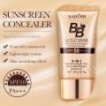 Honoria Honoeie 40g Gold Snail Sunscreen Cream Protector Facial Sun Block SPF 50 BB Cream Isolation Lotion Concealer Facial Moisturizer.