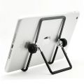 Foldable Metal Tablet Stand Adjustable Big Phone Tablet Desktop Holder Mount Cooing Fast Universal for iPad iPhone Tablet 7-10". 