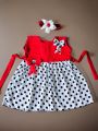 Baby Girls Fashionable Beautiful homemade Dress For 0-7 Years.