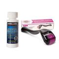 Kirkland Signature Topical Minoxidil 5% Extra Strength for Men Hair Regrowth Treatment with Derma Roller - 1 Month Supply - MNXMC.
