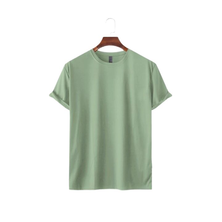 Mens Premium Blank T-shirt - Ice berg Green.. 100%Cotton Fabric