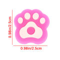 1Pc Cartoon Cat Paw Shape Tennis Racket Vibration Dampeners Silicone Tennis Racquet Shock Absorber Anti-vibration Accessories. 