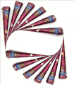 Kaveri Mehendi Cone  Natural Mehedi  (Pack of 12). 