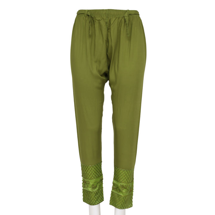 China Soft Linen Party Wear Fashionable Payjama Pants Salwar for teenager School College girls