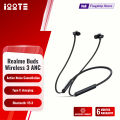Realme Buds Wireless 3 ANC Neckband | 40 hours Playback | 45ms ultra-low latency | 30dB ANC with 360 degree Spatial Audio Effect. 