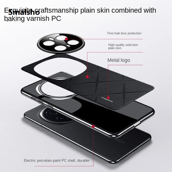 Luxury%20Plating%20PU%20Case%20for%20Honor%20Magic%207%207Pro%206Pro%20RSR%20X60%20Pro%20X9C%20All%20in1%20Lattice%20Pattern%20Leather%20Full%20Shockproof%20Protect%20Cover%20-%20Image%203