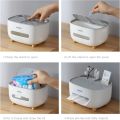 ECOCO Cute Large Storage Napkin Holder Multi-functional Car Tissue Box Light Luxury Storage Box Desktop- The Asia Express. 