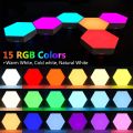1-10PCS Touch Sensor LED Night Light RGB Modular Hexagon Lights Panels Remote Control Quantum Wall Lamp Computer Game Decor USB. 