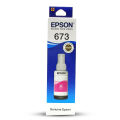 Epson T673 Light Magenta Ink Bottle. 