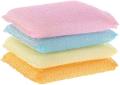 4pcs Soft Sponge Scrubbing Pads / ডিশ ওয়াশ ফোম স্ক্রাবার / ফোমের মাজনি / Preclean Scouring Pads Cleaning Scrub Sponge.