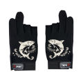 1 Pair 3 Fingerless Fishing Gloves Breathable Quick Drying Anti-slip Fishing Gloves Outdoor Sports Cycling Camping Running. 