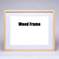 Nature Solid Simple Wooden Picture Frame A4 A3 Black White Coffee Wood Color Photo Frame with Mats for Wall Poster Frame.
