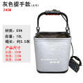 Transparent thick bottom folding EVA water bucket, fishing box, car washing bucket. 