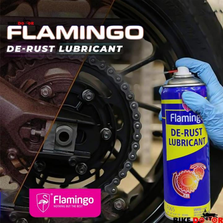 FLAMINGO DE RUST Lubricant 450ml for Car Bike Motorcycle and Any Type of  Rust 1 Piece