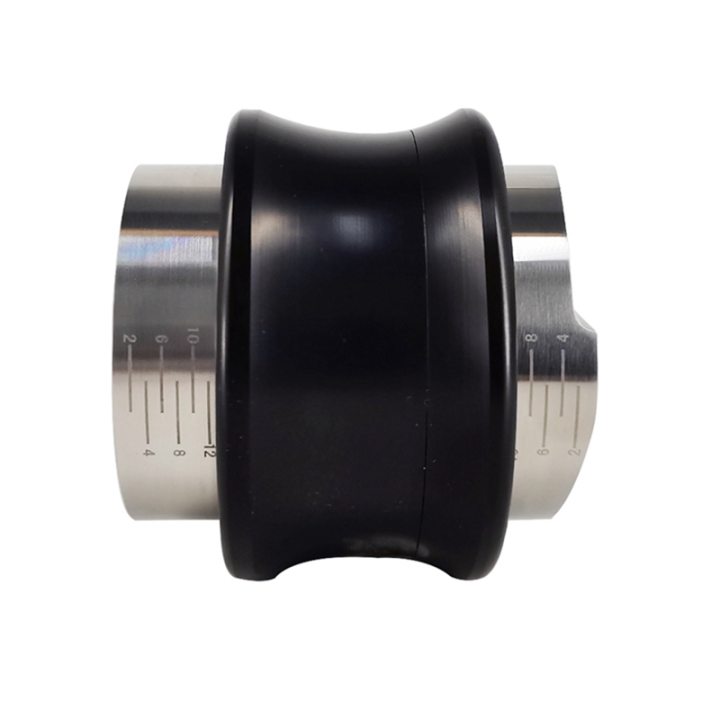Tamper 51Mm, Dual 2 in 1 Leveler Distributor with Scale Coffee Tool