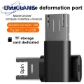 Otg Card Reader Universal 2-in-1 Memory Card Reader High Speed Compact Size Plug-and-play No Driver Required for Sd Tf Cards Usb-c Card Reader. 