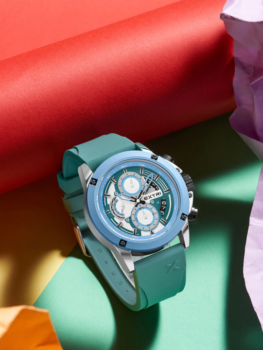 EXTRI%20Watches%20for%20Men%20Blue%20Case%20Rubber%20Fashion%20High%20Quality%20Multifunction%20Six%20Pointer%20Quartz%20Relojes%20New%20Design%20With%20Box%20-%20Image%205
