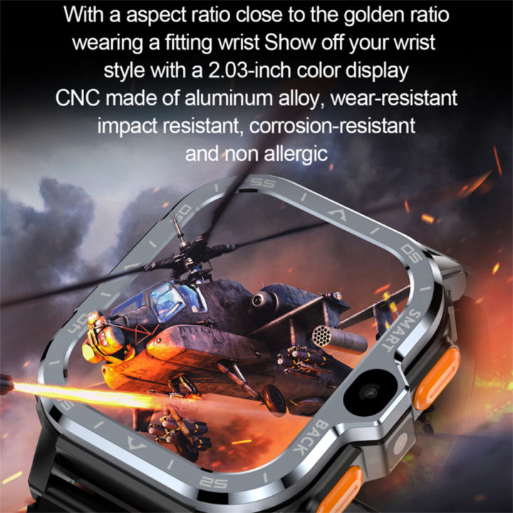 PGD%20WATCH%20Smart%20Watch%202.03"%20Screen%20WIFI%20Video%20Calls%20Watches%20Compatible%20For%20Android%20Phones%20With%20Heart%20Rate%20Monitor%20-%20Image%208