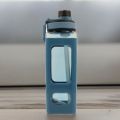 1 pcs 700ml Blue Fitness Water Cup, BPA-free Sports Bottle with Straw, Drinkware for School Home. 