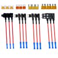 NCANRUI 4 Types 12V Add-A-Circuit Adapter and Fuse Kit,Fuse Tap Fuse Holder with MICRO2 Mini ATC ATS Low Profile Tap Dapter.
