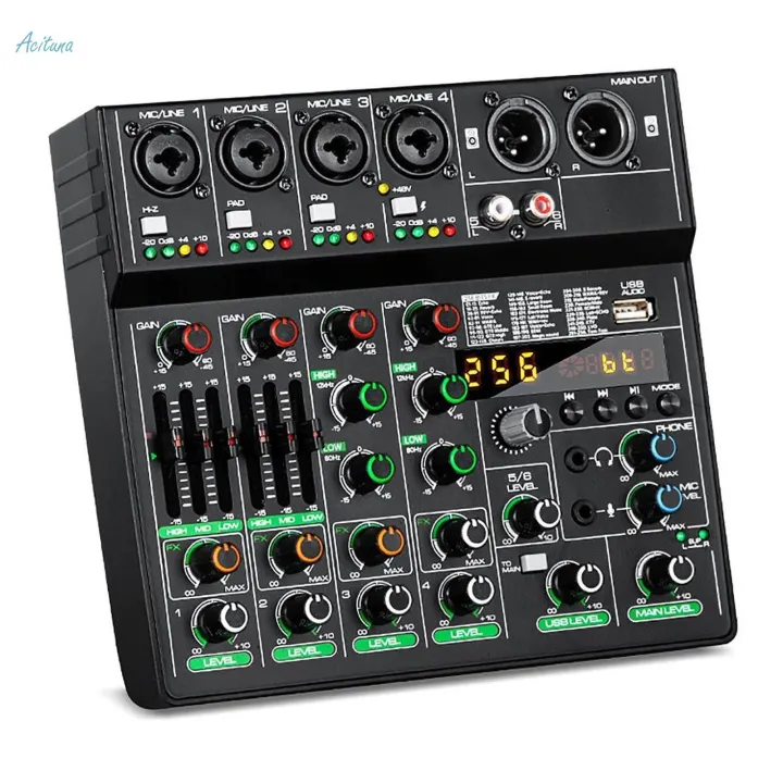 6%20Channel%20Mixer%20Professional%20256%20Reverb%20Effect%20Audio%20Mixer%20Sound%20Board%20System%20for%20Computer%20-%20Image%202