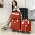 Luggage Bag Luggage Trolley Bag Luggage Bag Pulley Handbag Lightweight Student Unisex. 