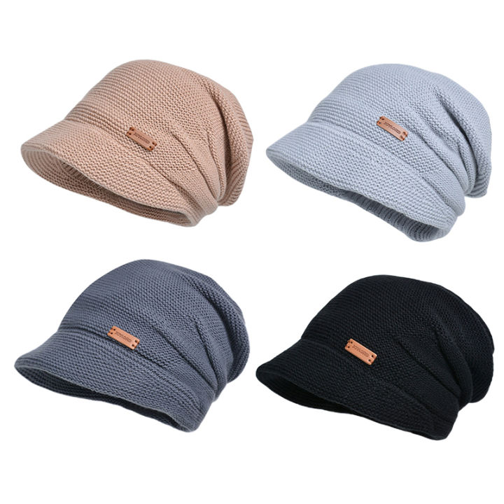 Winter%20Women%20Ear%20Protection%20Skullies%20Cap%20Warm%20Knitted%20Pile%20Hat%20Fashion%20Plush%20Baggy%20Slouchy%20Beanie%20Thick%20Velvet%20Windproof%20Bonnet%20-%20Image%206