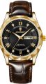 Men's Leather Strap Watch Luxury Fashion Quartz Watch.