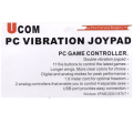 UCOM PC VIBRATION JOYPADE GAME PAD CONTROLLER FOR PC/LAPTOP (MOBILE NOT SUPPORTED). 