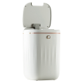 20L Automatic Waterproof Electric Trash Can Automatic Sensor Garbage Can Waste Kitchen Bathroom Toilet Garbage Can -White.