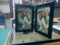 4R double photo frame 4x6 "side by side. 