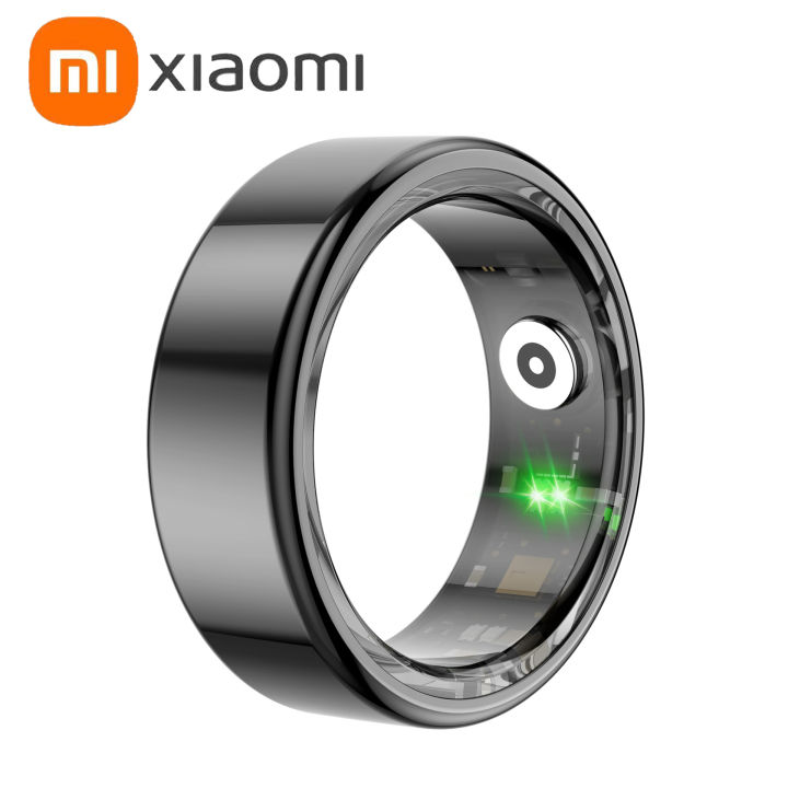 2024 Original Xiaomi R02 Smart Ring Military Grade Titanium Steel Shell Health Monitoring IP68 3ATM Waterproof Multisport Mode