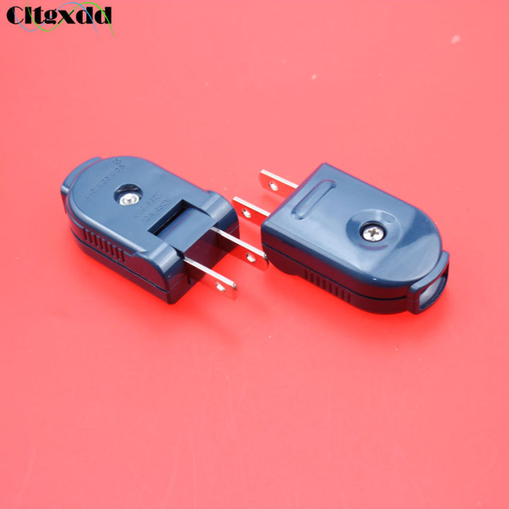 AC 10A 250V Power socket US Industrial Electrical AC Power Cord Receptacle Wiring , 2pin male plug power detachable socket