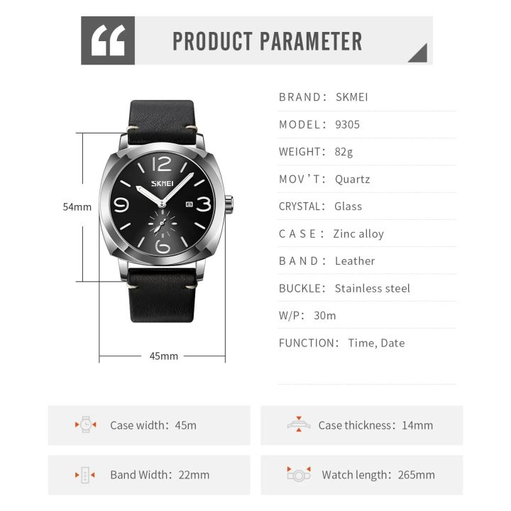 SKMEI%209305%20Luxury%20Quartz%20Men%20Wristwatches%20Fashion%20Waterproof%20Simple%20Genuine%20Date%20Time%20Sport%20Watches%20Mens%20Clock%20Reloj%20Masculino%20-%20Image%206