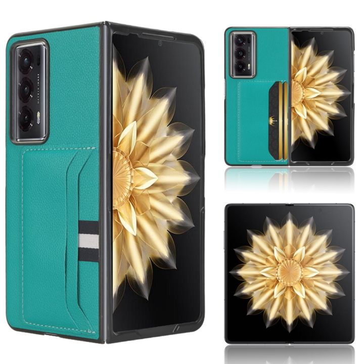 (New)Litchi Texture Card Slot Phone Case For Honor Magic V2