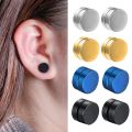 Black magnetic Earrings for Men. 