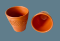 Clay tee cup set. Clay Cup. Matir cup. Matir Tea cup. Handmade.Clay Tea Cup. Master cup set. 6 pis cups in a box.