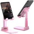Foldable FOLDING DESKTOP PHONE STAND Mobile Phone Holder Stand ( BLACK ).