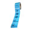 Color barcode carton sticker paper roll  (50 X 25)mm 500 pcs/ 1 Roll. 