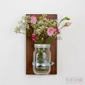 Flower Vase/Wall Mounted Glass Jar Flower Vase - Flower Vase - Flower Vase.