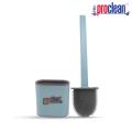 Proclean Silicone Toilet Brush,Toilet Cleaning System With Wall Hanging System . Long Handle Soft Silicone Toilet Corner Cleaning Brush TB-1022. 